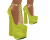 BC BELL PUMPS LIME JEWEL