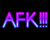 AFK!!! HEAD SIGN