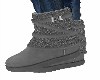 GRAY BOOTS