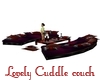 Cuddle couch with poses