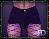 Sexy Black Purple  Pant