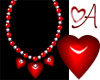 Ruby Hearts Pendant