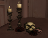 Candles+skull