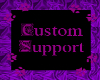 Custom Support Sticker