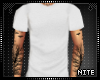 xNX:White Solid Tee