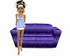 Purple Sparkle Couch