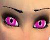 Bright pink eyes