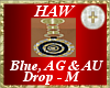 Blue, AG & AU Drop - M
