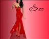 EV*Red Latex Gown
