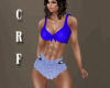 CRF* Dottie Blu Tied Tee