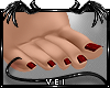 v. Feet: Red V1 (V)