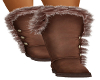 Fur Boots Brown {DER}
