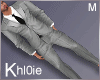 K NYE Silver suit