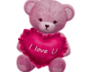 I LOVE U TEDDY BEAR