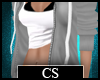 CS : LayeredSweater-Gray