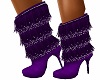 Tassel Boots Purple
