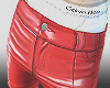 Red Latex Pants