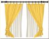 Yellow & Tan Curtain