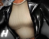RLL Leather w Fur Coat