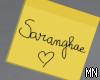 Saranghae ♥ post it