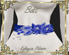 Belt flower blue 