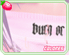 !Mask Ripped Pink Burn