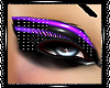 Goth glam makeup purple