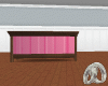 Pink Stripe Dresser