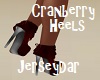 Cranberry Heels