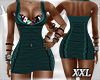DM* DRAPED TEAL XXL