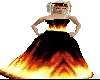 Flaming Gown