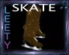 Gold Ice Skates