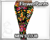 MINs Flower Pants BK