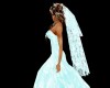 KQ Turquois Wedding Veil