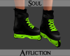 F - Green Inline Skates