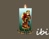 ibi Santa Pillar Candle