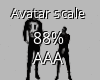Avatar Scale 88%
