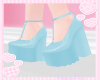 Blue Doll Heels