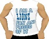 LIONS FAN  TANK