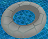 Gray Swim Ring Tube
