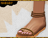 ! Brown Earth Sandals