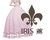 pink full dress|IRIS