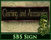 SBS Clothing Sign