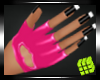 {PDQ} Pink PVC gloves