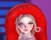 Add+ Fur Hood Up Red