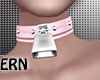 Pink Cow Bell Choker