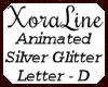 (XL)Silver Glitter - D