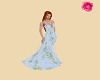 floral pregnant gown