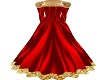 [V4a] Red Gold Ball Gown