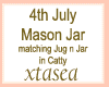 4th July Juice Mason Jar